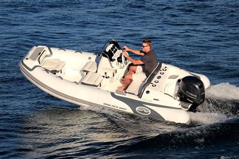 Outboard inflatable boat .